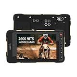 HUGEROCK X70 Rugged Tablet für Motorrad Fahrrad Navigation Kamera Feldmonitor, 7 Zoll 2600nit Ultra Bright Android Tablet, Octa Core 8GB+128GB, FHD IPS Touchscreen, 4G Dual SIM WiFi