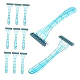 Beavorty 20 Stück Rasierer Damen Rasiermesser Rasur Rasiermesser Liefern Rucker Für Männer Blue Rostfreier Stahl