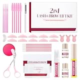 Wimpernlifting Set,2025 Neu Lash Lifting Set 5 Größen Augenbrauen Lifting Set Professionell Wimpern Lifting Set Wimpernlifting Set,Einfach zu Bedienen Ideal für Einsteiger