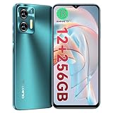 OUKITEL C35 Smartphone - 24GB(12+12)+256GB Handy Ohne Vertrag Android 13, 6.56” HD+ Handys, 5150mAh, 50MP+8MP Kamera, 4G Dual SIM Simlockfreie Handys,Fingerabdruck Face ID, GPS, Grün