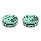 Tenax Ultra Strong Shine Pomade, 125 ml, wasserbasierte Pomade für Männer verleiht superfesten Halt & starken Glanz, leicht auszuwaschendes Haarwachs mit markantem Duft (Packung mit 2)