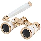 Opernglas Theaterglas, Opera Fernglas, Brillen-Teleskop 3X25 Theaterbrille -Fernglas Concert Portable Compact Lightweight, mit Griff für Erwachsene Kinder Frauen Mädchen im Musical