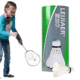 Badminton-Set für Kinder,Entenfeder-Hochgeschwindigkeits-Badmintonball | Stabilität und Haltbarkeit Badminton-Shuttle-Set, Badminton-Zubehör Luckxing