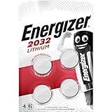 Energizer CR2032 Batterien, Lithium Knopfzelle, 4 Stück