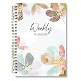 BIROYAL Undatierter Wochenplaner | Weekly Planner | Terminplaner A5 | wöchentlicher Terminkalender mit To-Do-Liste, großem Notizfeld | 52 Blatt Terminplaner auf Deutsch Ringbuch mit Hardcover