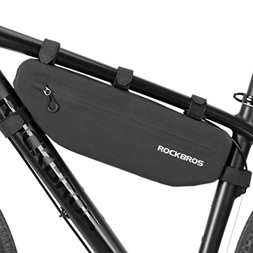 ROCKBROS Fahrradtasche Rahmen Wasserdicht Rahmentasche Triangle Bag Dreiecktasche ca.3L Schwarz
