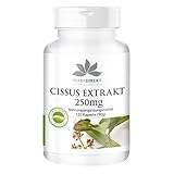 Cissus Kapseln - Cissus Quadrangularis Extrakt 250mg - 20% Ketosterone - 120 Kapseln | HERBADIREKT by Warnke Vitalstoffe