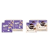 Senseo Milka Kakao Pads, 40 Senseo kompatible Pads, 5er Pack, 5 x 8 Getränke, 560 g & Pads Cappuccino Choco, 40 Kaffeepads, 5er Pack, 5 x 8 Getränke, 460 g