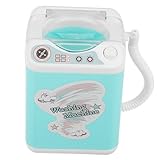 Kisangel Mini-Waschmaschine Kinderwaschmaschine Reiniger Für Kosmetikpinsel Waschmaschine Sky-Blue Plastik
