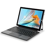 ALLDOCUBE 2 in 1 Tablet PC, Tablet PC mit Tastatur Windows 11,Tablet Laptop 10.5 Zoll,Celeron N4120,8GB RAM,128GB SSD, FHD IPS Display1920x1280,2.4G+5G WiFi,Bluetooth,Type C,HDMI, QWERTY