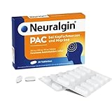 Neuralgin PAC bei Kopfschmerzen und Migräne Tabletten, 20 Stück