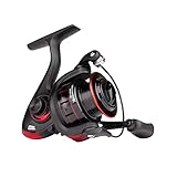 Abu Garcia Cardinal X Spinnrolle - Spinnangelrolle für Raubfischangeln - Forelle, Barsch, Hecht, Lachs, 2000, Black/Red