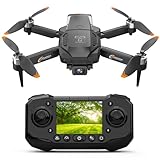 F205 Drohne mit Kamara für 2.4 inch Screen, Brushless Motor FPV Drohne für Erwachsene, Auto-Hover, Gestensteuerung, 8G SD mit Kartenleser, One-Key Start für Anfänger