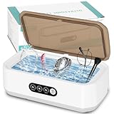 YSWOVUO Ultraschallreinigungsgerät 48000Hz, 650ML Brillenreinigungsgerät für 360° Tiefenreinigung, Ultrasonic Cleaner mit Brillenputztuch, Ultraschallreiniger für Brillen, Schmuck, Ringe, Münzen