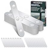 Wukong Fliegengitter Magnet Insektenschutz Magnete Set – 12er starke Magnete zur Befestigung von Fliegengitter an Fenstern, selbstklebend & wiederverwendbar, ohne Bohren, Zubehör für Innen & Außen