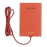 Silikonkautschuk -Heizkissen Leicht, Schnelle Wärmeerzeugungsplatte, 150 W 220 V Elektrische Heizung für Schrankkasten, Schalterschrank, Anti -Kondensation, Aluminiumlegierung