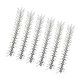 VICASKY 6Stücke Vogelspitzen Effektive Vogelabwehr Für Garten Und Dach Robuste Spikes Zur Vogelvergrämung Tauben Und Vogelabwehr System