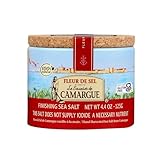 Le Saunier de Camargue Fleur De-Sel in 125 g Dose, Premium Meersalz aus Süd-Frankreich, Ideal als Finishing von Speisen