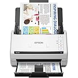 Epson Workforce DS-530 Scanner-Papiereinzug, 600 x 600 DPI, A4, Schwarz, Weiß – Scanner (215,9 x 6096 mm, 600 x 600 DPI, 30 Bit, 24 Bit, Papiereinzug, Schwarz, Weiß)