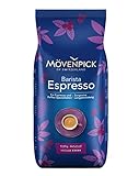 Mövenpick Kaffee Espresso ganze Bohnen, 1000g, 2er Pack (2 x 1 kg)