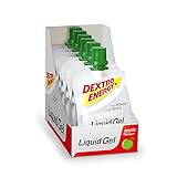 Dextro Energy Liquid Gel, Apfel, 6 x 60 ml, für Ausdauersportler geeignet, ideal für unterwegs, 100 % vegan