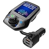 AIDIRui Bluetooth 5.0 FM-Transmitter Auto-USB-MP3-Player Drahtlose Freisprecheinrichtung Autozubehör-Teilesatz mit QC3.0-Auto-Schnellladung