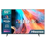 Hisense 55E7HQ Hisense QLED Smart-TV 139cm (55 Zoll) Fernseher (4K, HDR10, HDR10+ decoding, HLG, Dolby Vision, DTS Virtual, 60Hz Panel, Bluetooth, Alexa Built-in, VIDAA Voice)