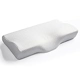 Azarton ortorexNackenkissen 50x30 cm – Memory Foam Kissen für Nacken- & Schulterschmerzen – Ergonomisches Kopfkissen für Seiten-, Rücken- & Bauchschläfer mit abnehmbarem Bezug