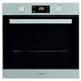 Privileg PBWR6 OH5V IN Einbau-Backofen/ 71 L/Hydrolyse-Reinigungsfunktion/Multifunktions-Umluftbackofen mit 7 Funktionen/Edelstahl/Turn&Go/Click&Clean/Versenkbare Bedienknebel