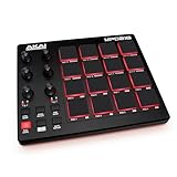 AKAI Professional MPD218 - MIDI Pad Controller, Drum Pad Machine, Beat Maker mit 16 Pads, zuweisbaren Reglern, Produktionssoftware inklusive