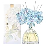 COCORRÍNA Blume 250ml Raumduft mit 8 Duftstäbchen, Cashmere Vanilla, Natürlich, Langanhaltend, Home Duft für Wohnzimmer, Schlafzimmer, Badezimmer Regal Dekor