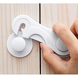Cabinet Locks, Child Safety Locks 10 Pack, Baby Safety Cabinet Locks, Baby Proofing Cabinet Kitchen System with Strong Adhesive Tape