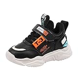 Blaugrüne Baby-Stiefel, Freizeitschuhe, neutral, für Kinder, Outdoor, leichte Sportschuhe, modische Schuhe, Babyschuhe, LED-Kleinkinder, Schwarz , 20 EU