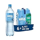 VILSA Mineralwasser naturelle, 6er Pack stilles Mineralwasser, natriumarm & ohne Kohlensäure, in Einweg flaschen (6 x 0,75 l PET)