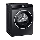 Samsung DV90DG6845LBU2 Wärmepumpentrockner DV6400D, 9 kg, EEK: A+++ (-25%), AI Wäschetrockner mit Klartext-Display, AI Dry+ & Control, SuperSpeed, Hygiene Programm, SmartThings-App, Schwarz