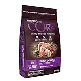 Wellness CORE Puppy Original, Welpenfutter trocken für kleine & mittelgroße Welpen, getreidefrei, mit hohem Fleischanteil, Pute & Huhn, 10 kg