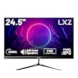 LXZ 24.5 Inch Gaming Monitor 200Hz, FHD 1080p, 1ms, DP/HDMI, Eye Care, Wall Mount Compatible