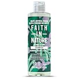 Faith In Nature Natürliches Rosmarin-Shampoo, Ausgleichend, Vegan und Frei von Tierversuchen, Ohne SLS Oder Parabene, Für Normales Bis Fettiges Haar, 400ml