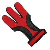 elToro Chroma - Schießhandschuh - Farbe: Rot - Größe: XL; Zubehör Bogenschießen, Pfeil und Bogen, Bogensport, Handschuh