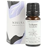 Nikura Teebaumöl (Australisches) - 10ml | Ätherisches Öl | 100% reines natürliches Öl | perfekt für Aromatherapie, Diffusoren, Ölbrenner