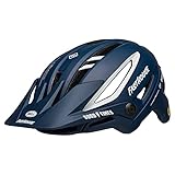 Bell Bike Unisex – Erwachsene SIXER Fahrradhelme, Mt/Gls Blue/White Fasthouse, M