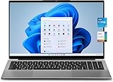 jumper 2025 Laptop 15,6 Zoll FHD IPS Display, 12th i5-12450H (bis zu 4,4 GHz), 16 GB DDR4 512 GB NVME SSD Notebook, Vier Stereo-Lautsprecher USB 3.2 x 3/BT5.1/62.7Wh Akku