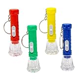 Holibanna 40Stücke Mini LED Taschenlampe Schlüsselanhänger Kunststoff Taschenlampe Für Zufällige Farben Für Partys Und Notfälle