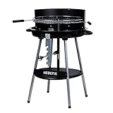 ACTIVA Holzkohlegrill Hebefix I Premium Holzkohle Grill mit einzigartiger Höhenverstellung I Innovativer Kohlegrill für kontrolliertes Grillen