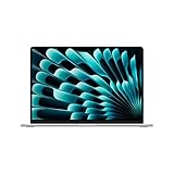Apple MacBook Air (15', Apple M4 Chip mit 10‑Core CPU und 10‑Core GPU, 16GB Gemeinsamer Arbeitsspeicher, 256 GB) - Silber