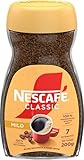 NESCAFÉ CLASSIC Mild, löslicher Bohnenkaffee aus mitteldunkel gerösteten Kaffeebohnen, milder Geschmack & intensives Aroma, koffeinhaltig, 1er Pack (1 x 200g)