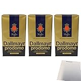 Dallmayr prodomo Feinster Spitzenkaffee 100% Arabica 3er Pack (3x500g Packung) + usy Block