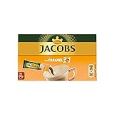 Jacobs Kaffeespezialitäten 3 in 1 Caramel, 120 Sticks mit Instant Kaffee, 12 x 10 Getränke