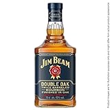 Jim Beam Double Oak | Twice Barreled Bourbon Whiskey | zweifach gereift in ausgeflammten Weißeichenfässern | 43% Vol. | 700ml