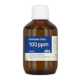 Kolloidales Silber 100ppm aus Apotheken-Herstellung - 100 % natürliches, kolloidales Silberwasser, ohne chemische Zusatzstoffe, Inhalt: 200 ml